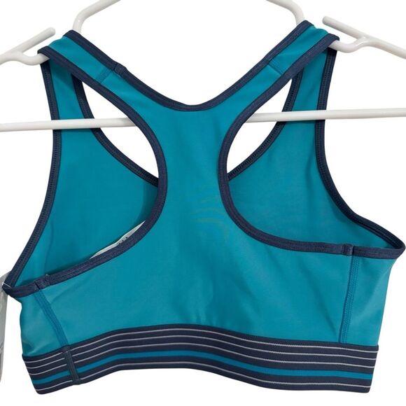 NWT Under Armour Womens SMALL HeatGear Amour Sports Bra, Pacific Blue Teal Color - Picture 5 of 10